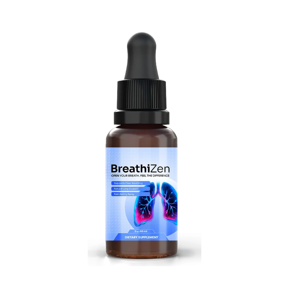 BreathiZen clear breathing respiratory wellness spray bottle